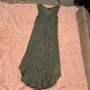 Flowing dress. 100% rayon. Made in India